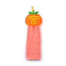 Orange Hanging Hand Towel